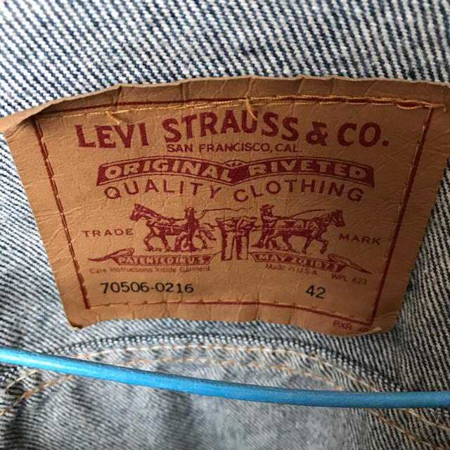 Levi's(リーバイス)のリーバイス LEVI’S デニムジャケット 3rd ビンテージ メンズのジャケット/アウター(Gジャン/デニムジャケット)の商品写真