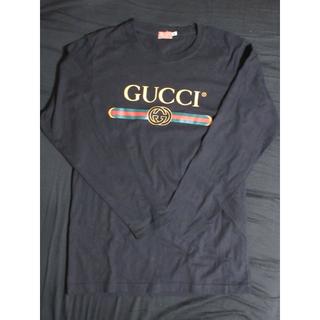 Gucci - 黒 ロング/ロンTシャツ Mサイズの通販 by こーべー's shop