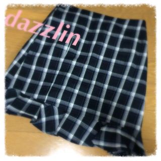 ダズリン(dazzlin)のDazzlin＊チェックペプラムスカート(ひざ丈スカート)