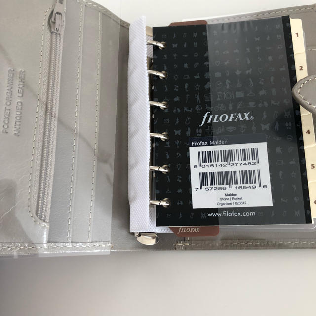 Filofax(ファイロファックス)の【新品】filofax 手帳 マルデン 新色 ストーン メンズのファッション小物(手帳)の商品写真