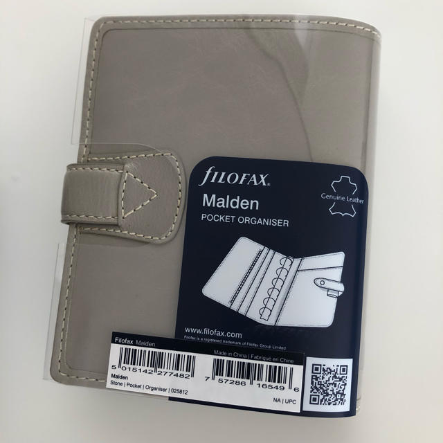 Filofax(ファイロファックス)の【新品】filofax 手帳 マルデン 新色 ストーン メンズのファッション小物(手帳)の商品写真