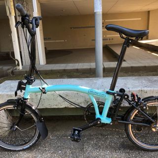 ブロンプトン(BROMPTON)の2018ブロンプトン M6L最上位モデルターキッシュグリーンブラックエディション(自転車本体)