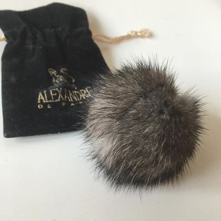 アレクサンドルドゥパリ(Alexandre de Paris)の美品♡アレクサンドルドゥパリ ファー ゴム(ヘアゴム/シュシュ)