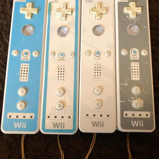 ウィー(Wii)のWii リモコン 4個セット(その他)