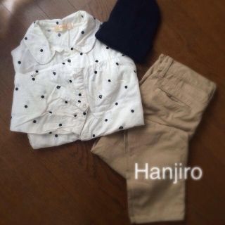 ハンジロー(HANJIRO)のHANJIRO 白シャツ ブラウス(シャツ/ブラウス(半袖/袖なし))