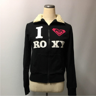 ロキシー(Roxy)のROXY パーカー ブラック M (その他)