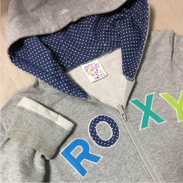 Roxy(ロキシー)のROXY パーカー グレー L エンタメ/ホビーのエンタメ その他(その他)の商品写真
