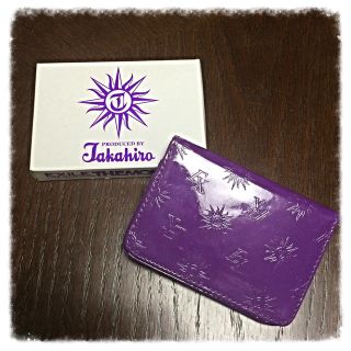 トゥエンティーフォーカラッツ(24karats)のTAKAHIROプロデュースカードケース(名刺入れ/定期入れ)