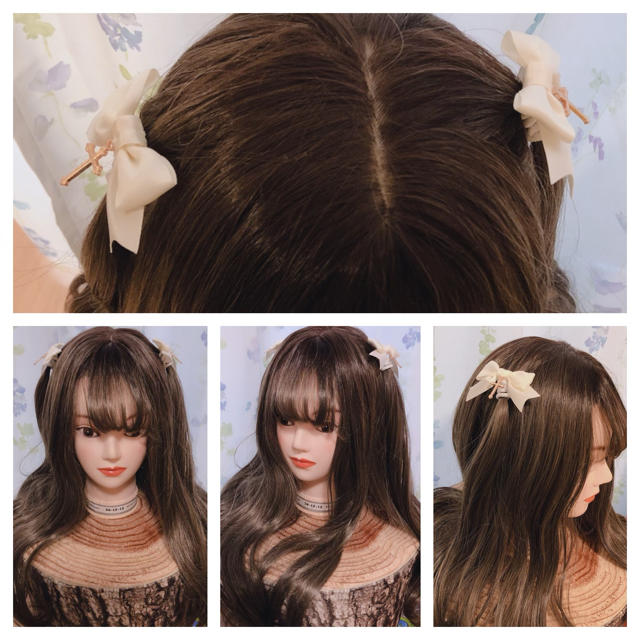 Angelic Pretty(アンジェリックプリティー)の十字架ミニミニ リボンヘアゴムタイプ レディースのヘアアクセサリー(ヘアゴム/シュシュ)の商品写真