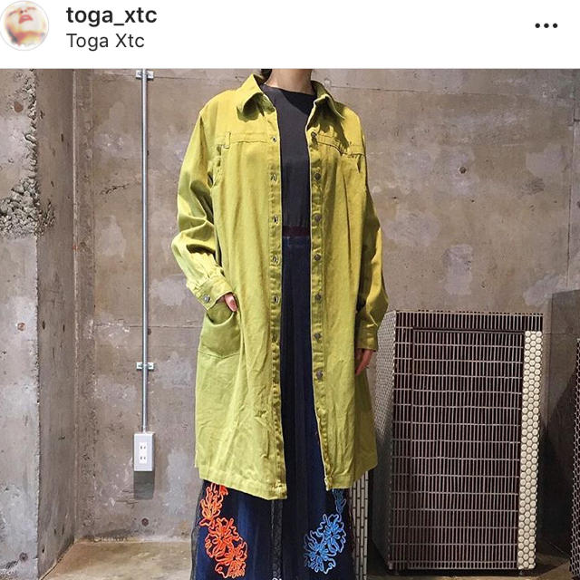 TOGA - TOGA Xtc デニムロングコートの通販 by kiki.'s shop｜トーガならラクマ