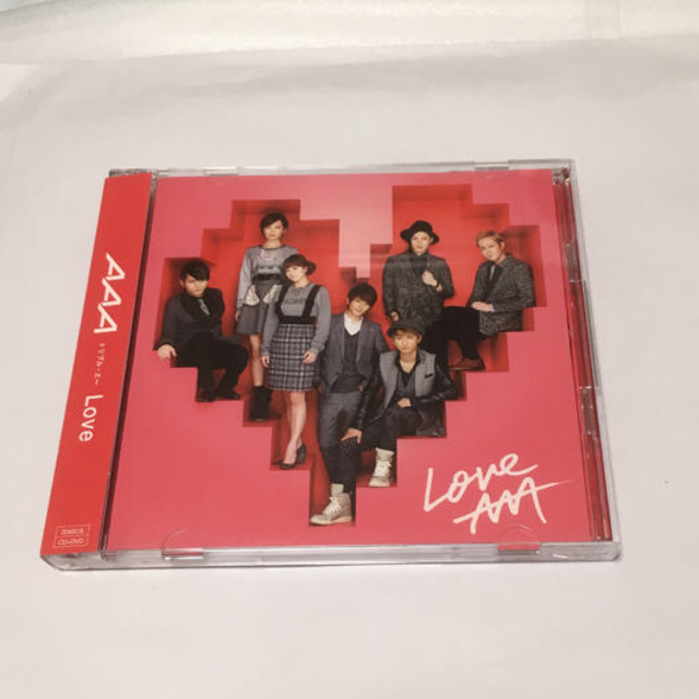 AAA(トリプルエー)のAAA Love (CD+DVD) Single, CD+DVD エンタメ/ホビーのCD(ポップス/ロック(邦楽))の商品写真