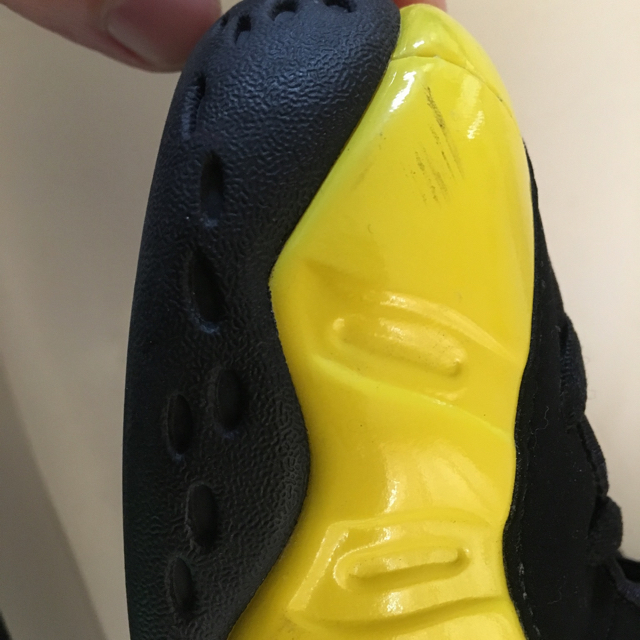 NIKE foamposite one yellow 【US10.5】