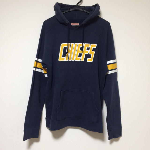 プライド キムタク着 テンダーロイン CHIEFS パーカー ネイビー L