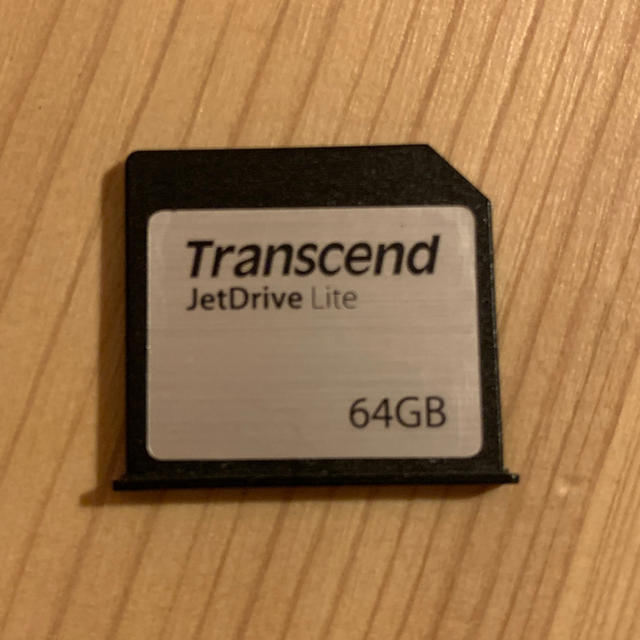 Transcend(トランセンド)のMacbook Air専用 SDスロット対応拡張メモリーカード 64GB スマホ/家電/カメラのPC/タブレット(PC周辺機器)の商品写真