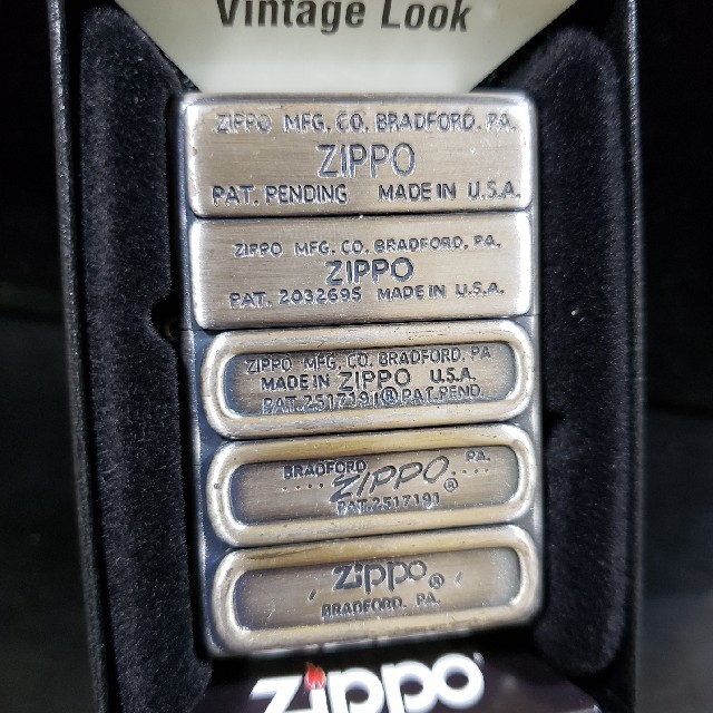 厳選❤01A'Zippo1937ボトムズスタンプ❤銀張り限定❤送料無料❤