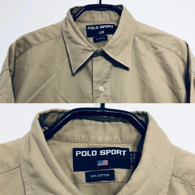 POLO RALPH LAUREN(ポロラルフローレン)の激レア！ポロ スポーツ ラルフローレン ツイル シャツ Lサイズ！ メンズのトップス(シャツ)の商品写真