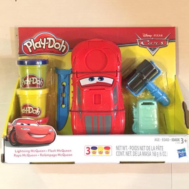 Disney(ディズニー)のラスト2点  新品 プレイドー play-doh カーズ  マックイーン 粘土 キッズ/ベビー/マタニティのおもちゃ(知育玩具)の商品写真