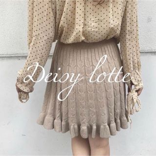 ワンアフターアナザーナイスクラップ(one after another NICE CLAUP)のDeisylotte ニットミニスカート(ミニスカート)