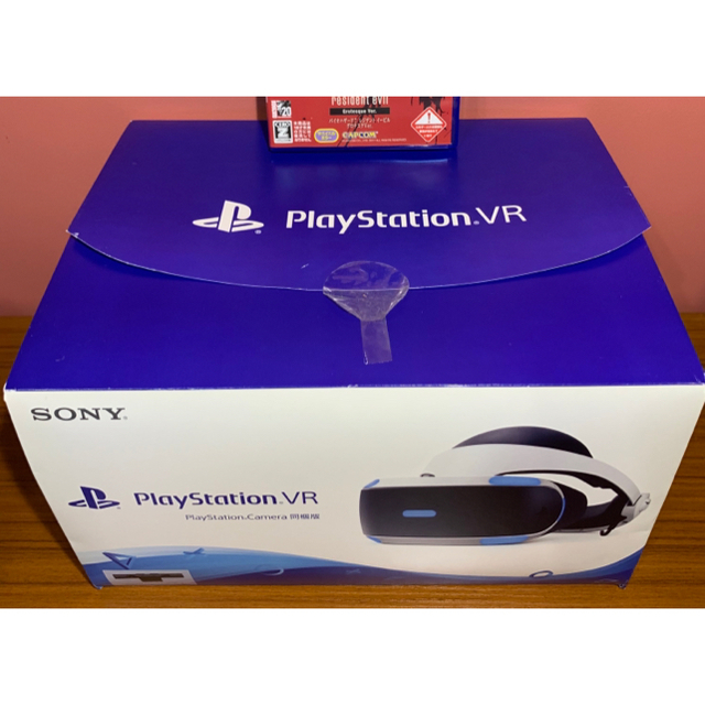 PlayStation VR(プレイステーションヴィーアール)の【紗雪様専用】PSVR(CUHJ-16003) camera同梱版 エンタメ/ホビーのゲームソフト/ゲーム機本体(家庭用ゲーム機本体)の商品写真