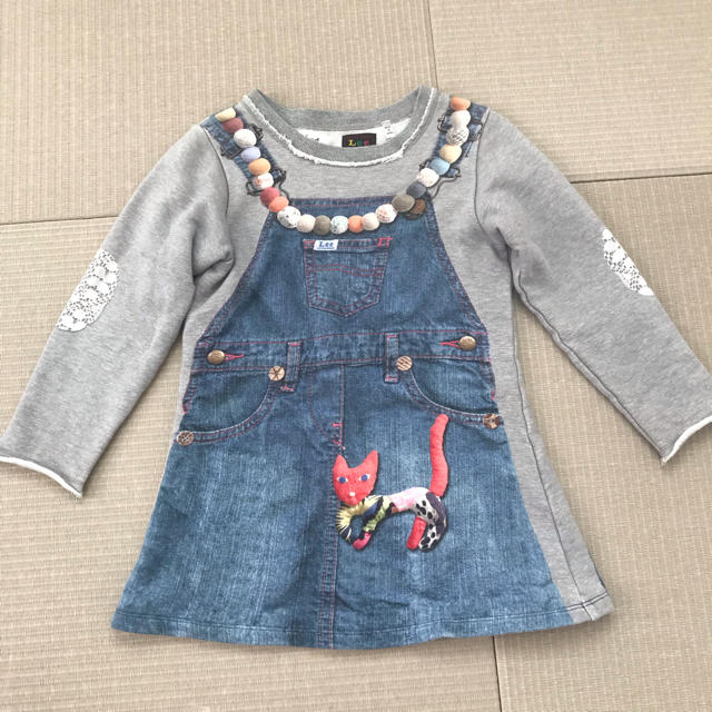 Lee(リー)のstompstamp Geewhiz LEE 転写ワンピース 130 キッズ/ベビー/マタニティのキッズ服女の子用(90cm~)(ワンピース)の商品写真