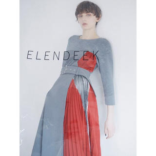 アメリヴィンテージ(Ameri VINTAGE)の【タグ付き】Elendeek パネルプリーツビスチェニットワンピース(ロングワンピース/マキシワンピース)