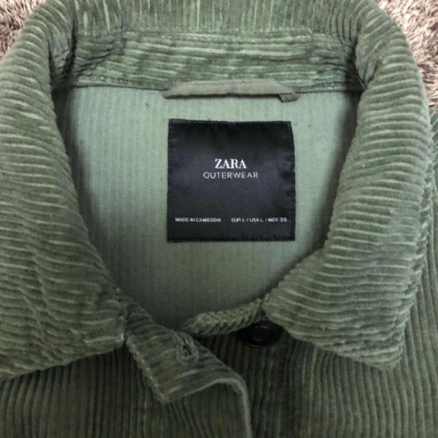 ZARA(ザラ)のzara コーデュロイジャケット y︎︎︎︎☺︎様専用 レディースのジャケット/アウター(Gジャン/デニムジャケット)の商品写真