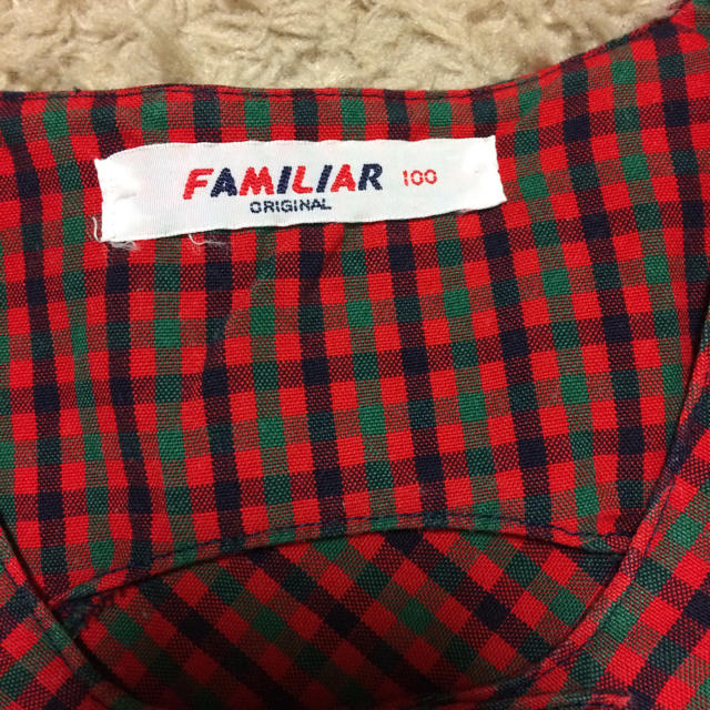 familiar(ファミリア)のファミリア ワンピース 100 キッズ/ベビー/マタニティのキッズ服女の子用(90cm~)(ワンピース)の商品写真