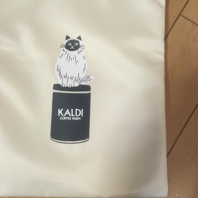 KALDI(カルディ)のカルディ ネコ巾着 レディースのファッション小物(ポーチ)の商品写真