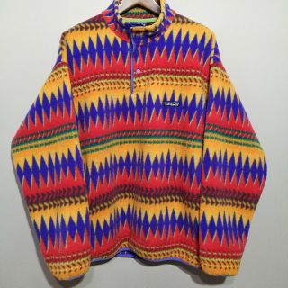 patagonia - 美品 メンズL パタゴニア シンチラ フリース スナップT