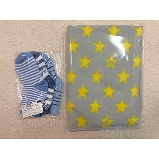 エイチアンドエム(H&M)のH&M♡ベビーキッズ靴下新品3足ひよこクラブ♡こどもビームスコラボスリパーセット(靴下/タイツ)