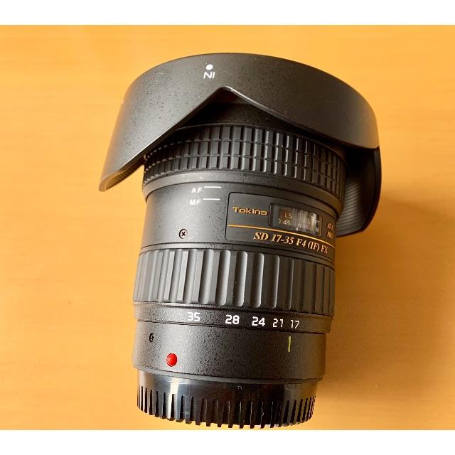 トキナー AT-X 17-35mm F4 Pro FX 美品レンズ(ズーム)