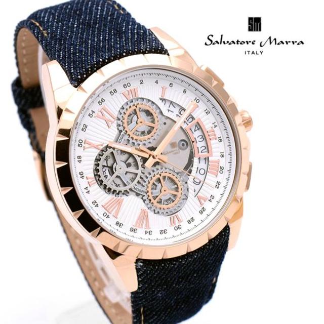 サルバトーレマーラ 腕時計 メンズ デニム ベルト 人気 ブランド
