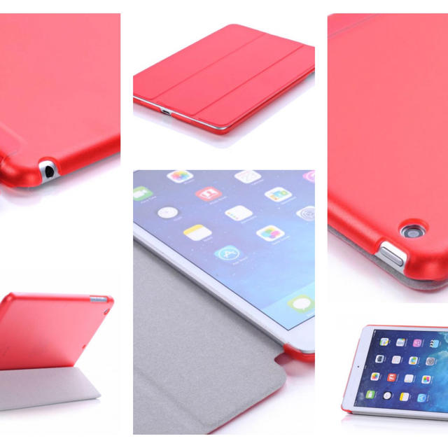 iPad mini 1/2/3 case : パープル  スマホ/家電/カメラのスマホアクセサリー(iPadケース)の商品写真