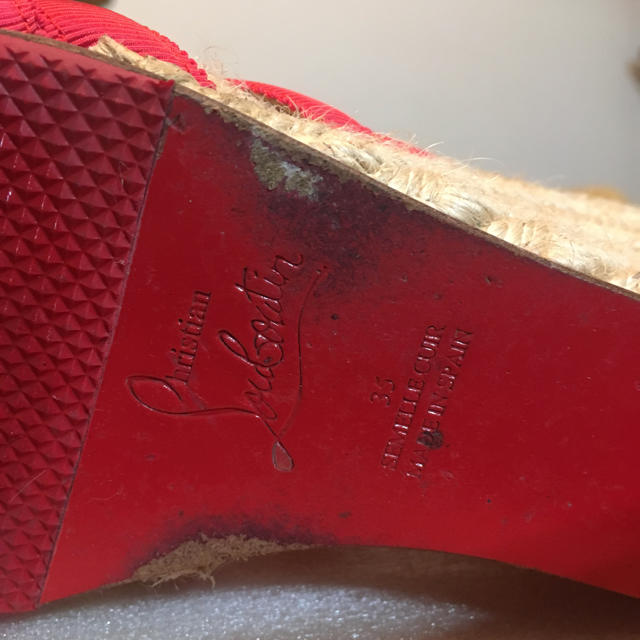 Christian Louboutin(クリスチャンルブタン)のクリスチャンルブタン  エスパドリーユ ウエッジサンダル レディースの靴/シューズ(サンダル)の商品写真