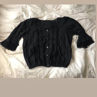 blouse & vintage  knit (シャツ/ブラウス(長袖/七分))