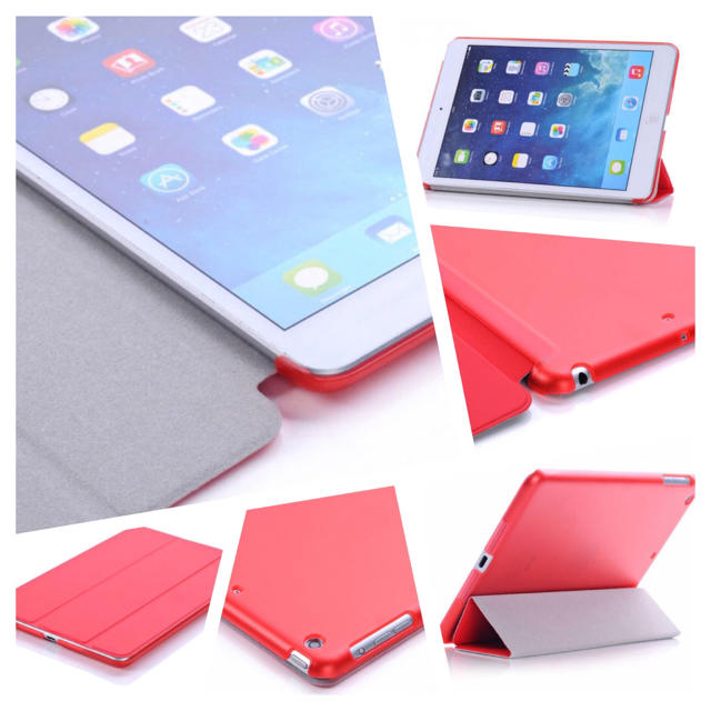 iPad mini 1/2/3 case : ゴールド & ピンク スマホ/家電/カメラのスマホアクセサリー(iPadケース)の商品写真