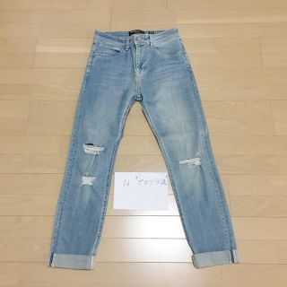 ベルシュカ(Bershka)の[Mサイズ相当] 美品 Bershka ベルシュカ スキニー ダメージ(デニム/ジーンズ)