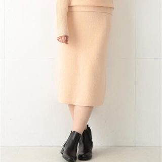 レイビームス(Ray BEAMS)の新品♡定価10260円 beams ニット ウエストゴム スカート ピンク(その他)