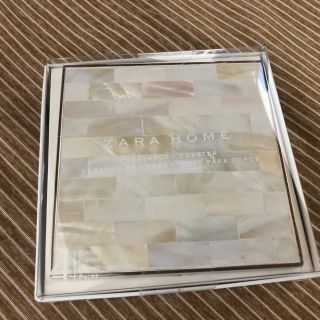 ザラホーム(ZARA HOME)のZARA HOME パールシェルコースター4枚セット(テーブル用品)