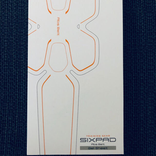 SIXPAD(シックスパッド)のアブズベルト専用 ジェルシート 正規品 シックスパッド 純正品 1箱 スポーツ/アウトドアのトレーニング/エクササイズ(トレーニング用品)の商品写真