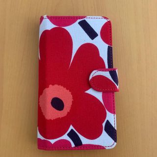 マリメッコ(marimekko)のマリメッコ スマホケース 赤(iPhoneケース)