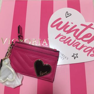 ヴィクトリアズシークレット(Victoria's Secret)のヴィクトリアシークレット カードケース小銭入れ\❤︎/(名刺入れ/定期入れ)