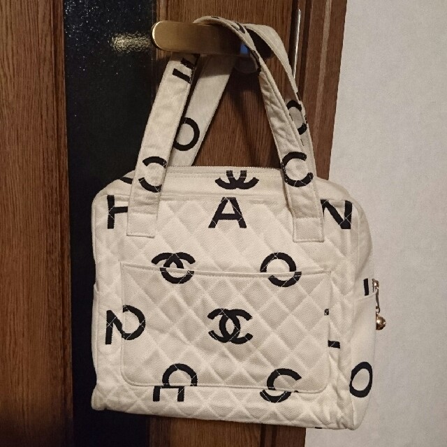 CHANEL ロゴキャンパスミニバックバッグ