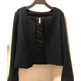 ナチュラルビューティーベーシック(NATURAL BEAUTY BASIC)のともみまこ様専用☆ナチュラルビューティーベーシック ノーカラージャケット(ノーカラージャケット)