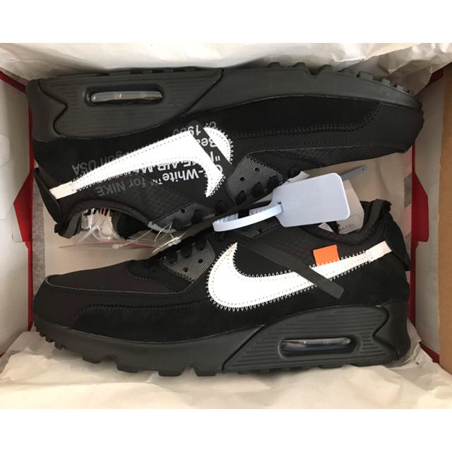 新品 NIKE OFF-WHITE ナイキ オフホワイト エアマックス 90