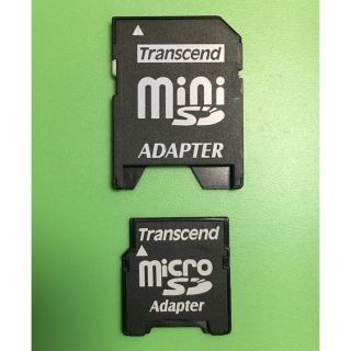 Transcend microSD → miniSD → SD 変換アダプター(その他)