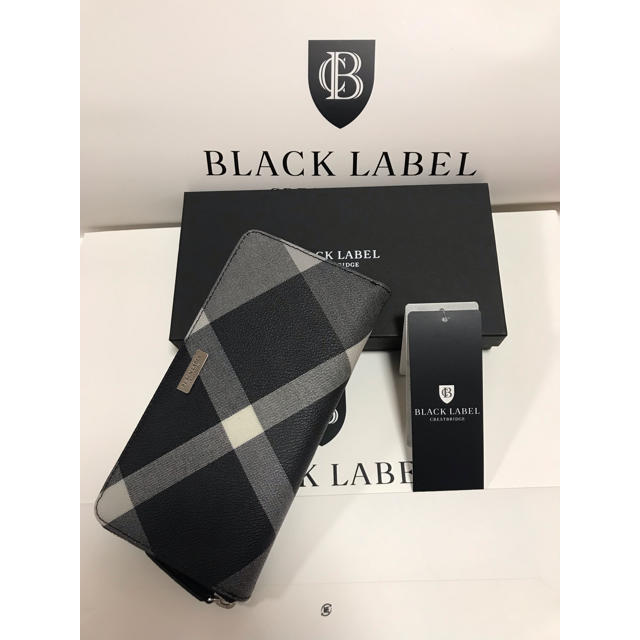 BLACK LABEL CRESTBRIDGE(ブラックレーベルクレストブリッジ)の新品 ブラックレーベル クレストブリッジ 長財布 ブラック メンズのファッション小物(長財布)の商品写真