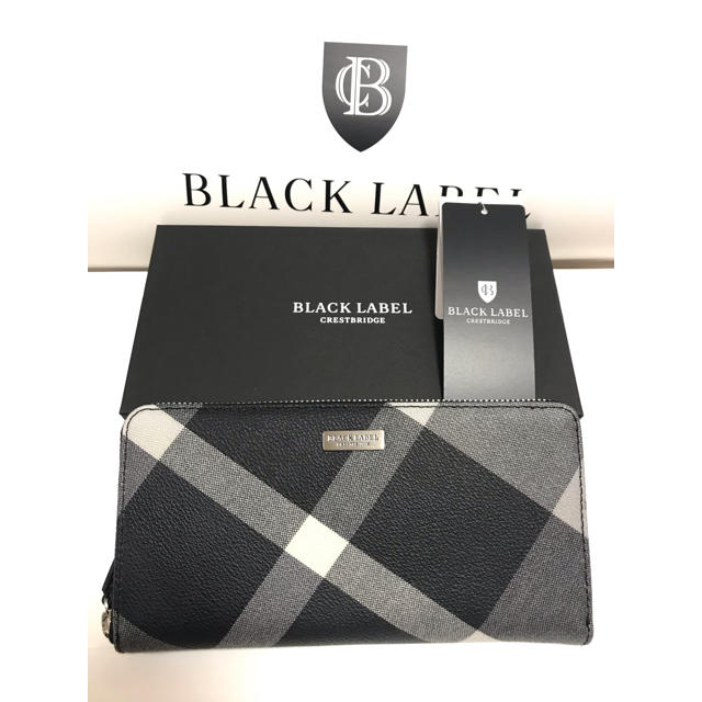 BLACK LABEL CRESTBRIDGE - 新品 ブラックレーベル クレストブリッジ 長財布 ブラックの通販 by yhim83's