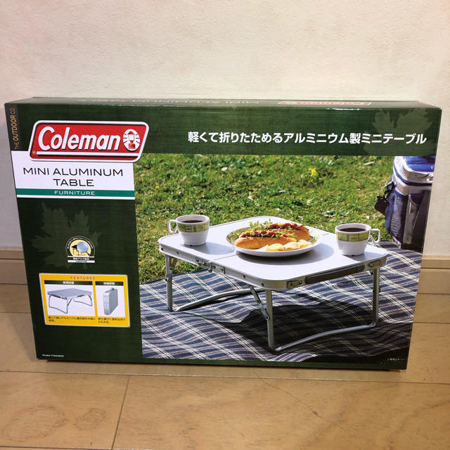 Coleman(コールマン)の【新品 送料込】廃番品　コールマン　アルミミニテーブル スポーツ/アウトドアのアウトドア(テーブル/チェア)の商品写真