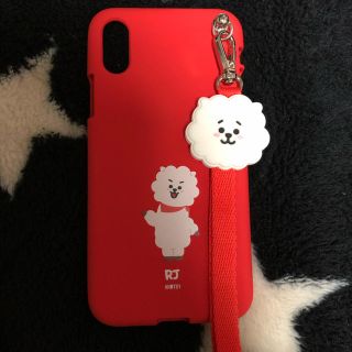 ボウダンショウネンダン(防弾少年団(BTS))のBT21★iPhone X ソフトケース★RJ ジン★BTS 防弾少年団(アイドルグッズ)